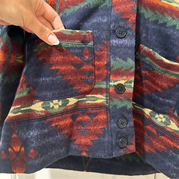 Ralph Lauren Aztec Print Fleece Sweater - Picture 8 of 9